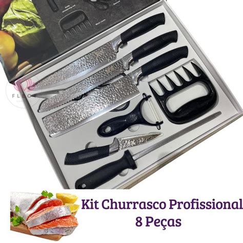 Jogo De Facas Profissional Master Chef Churrasco Pe As Antiaderente