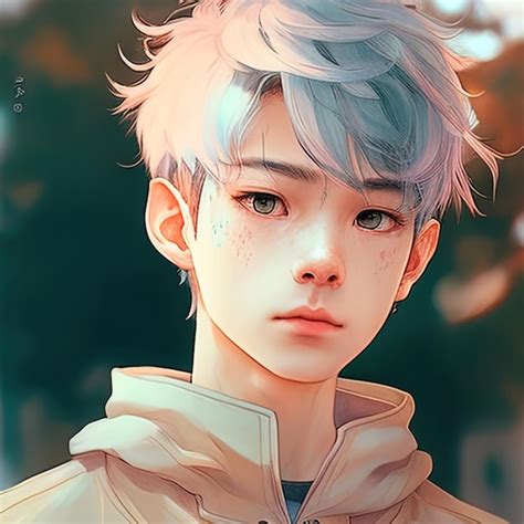 Premium Ai Image Anime Boy Man Avatar Ai Generative Art