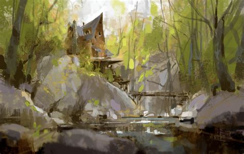 Sketches Zac Retz Environment Painting Environmental Art Landscape Art