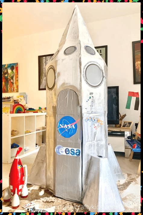 Cardboard Rocket Ship Diy