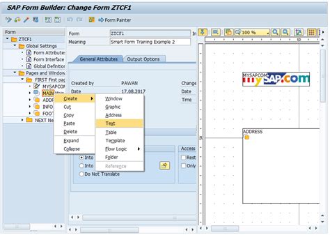 SAP ABAP Smart Forms TutorialsCampus