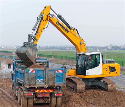 Pelle intermédiaire R 922 LITRONIC Liebherr sur chenilles de