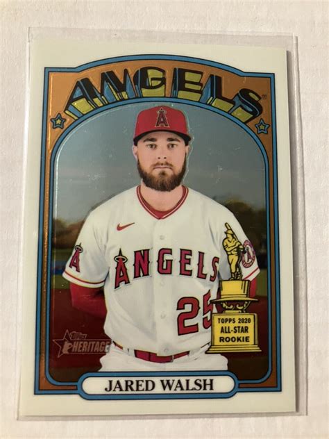 Topps Heritage High Number Chrome Jared Walsh For Sale