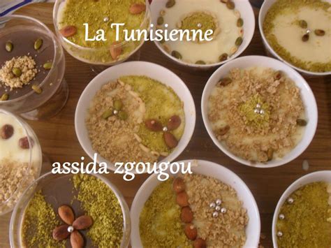 Assida zgougou spécialité tunisienne La Tunisienne