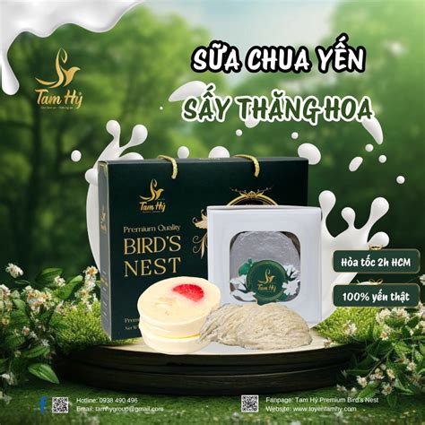 Sữa Chua Yến Sấy Thăng Hoa - Set 4 Bánh - 100% Yến Nguyên Chất - Không ...