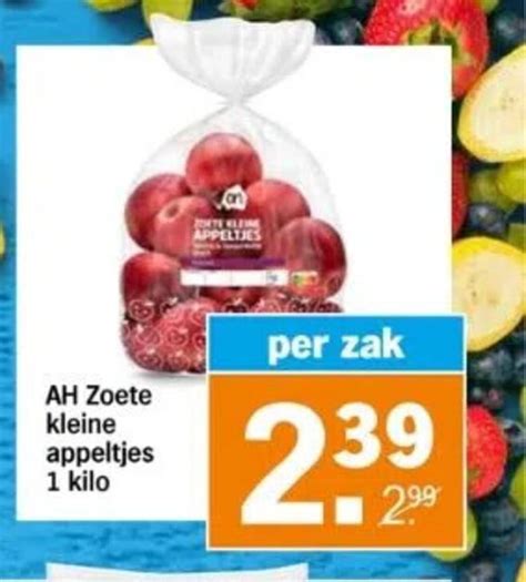 AH Zoete Kleine Appeltjes 1 Kilo Per Zak Aanbieding Bij Albert Heijn