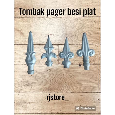 Jual Tombak Pagar Besi Plat Kecil Dan Besar Tombak Gerbang Ornamen Dan