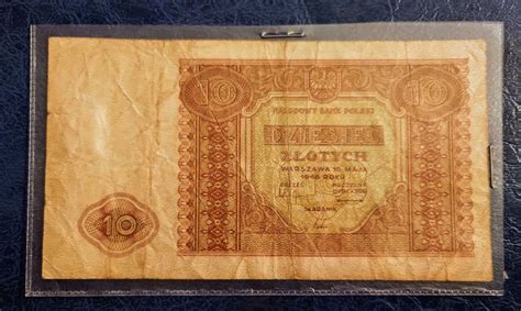 Se produkter som liknar 10 ZLOTY 1946 POLEN POLSKA på Tradera