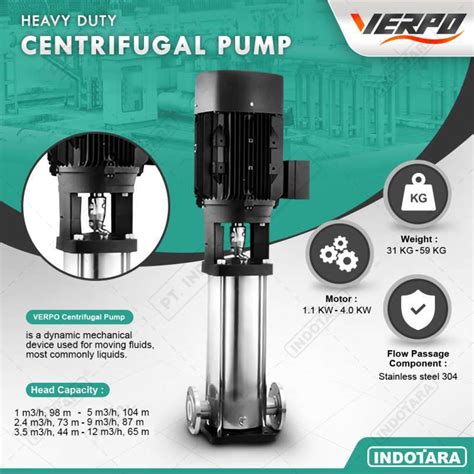 Jual Pompa Booster Ro Pompa Air Centrifugal Vertikal Verpo Vcdlf