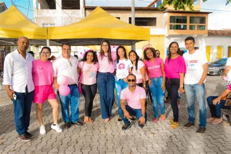 Caminhada Marca A Concientiza O Do Outubro Rosa Em Caravelas Bahia