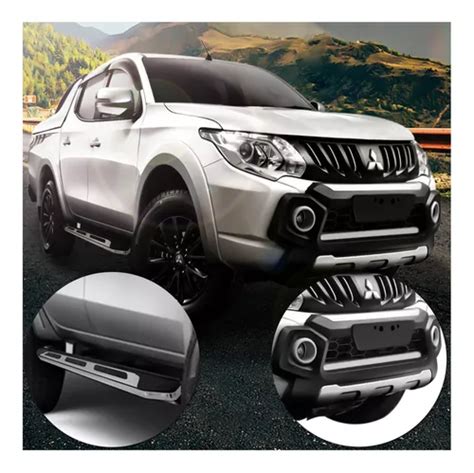 Overbumper L200 Triton 18 2019 2020 Front Bumper Parachoque