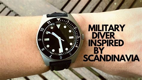 A New Swiss Powered Military Diver Karlskrona Hemlig Youtube