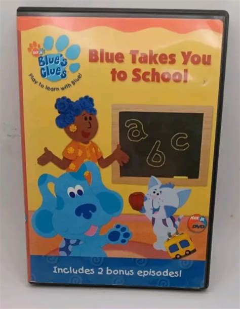 Blues Clues Blue Takes You To School Dvd2003 Pre Owned Very Good 9