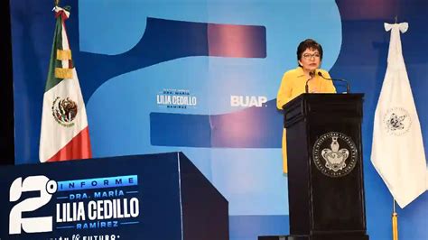 Rinde Segundo Informe de Labores la Rectora María Lilia Cedillo Ramírez