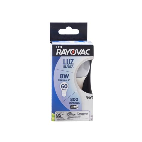 Foco Led W Luz Blanca Rayovac Supermercados Stock