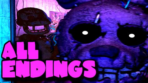 Five Nights At Freddy S Good Ending Bad Ending Secret Ending Youtube