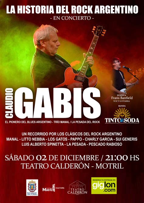 VENTA DE ENTRADAS La Historia Del Rock Argentino Claudio Gabis