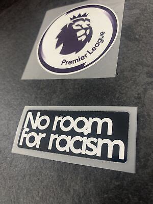 Premier League No Room For Racism Patch Iron On U K Fits