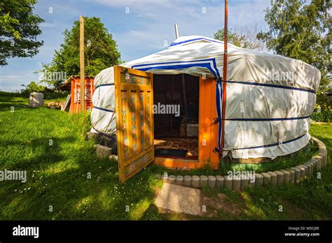 A mongolian Ger Stock Photo - Alamy