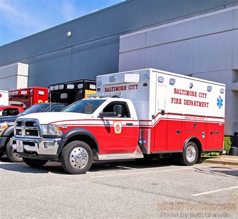 Baltimore City Fire Department Medic Pending Assignment A Photo On