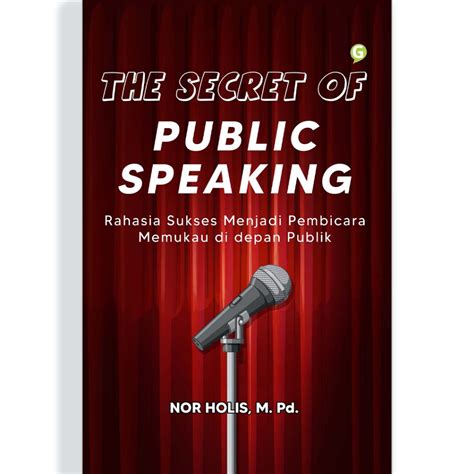 Jual Buku Public Speaking For Succes The Secret Of Public Speaking