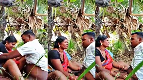 Desi Couple Hot Sex Under Tree Bfvideo