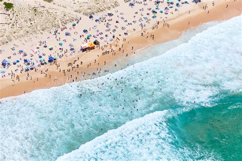 Wanda Beach Cronulla Aerial Landscape Photos Framed Canvas Sydney