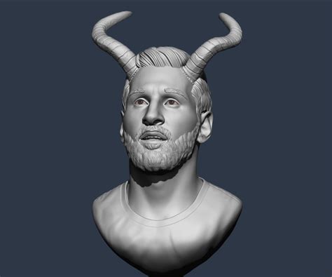 Archivo STL Lionel Messi El GOATDiseño de impresora 3D para descargar