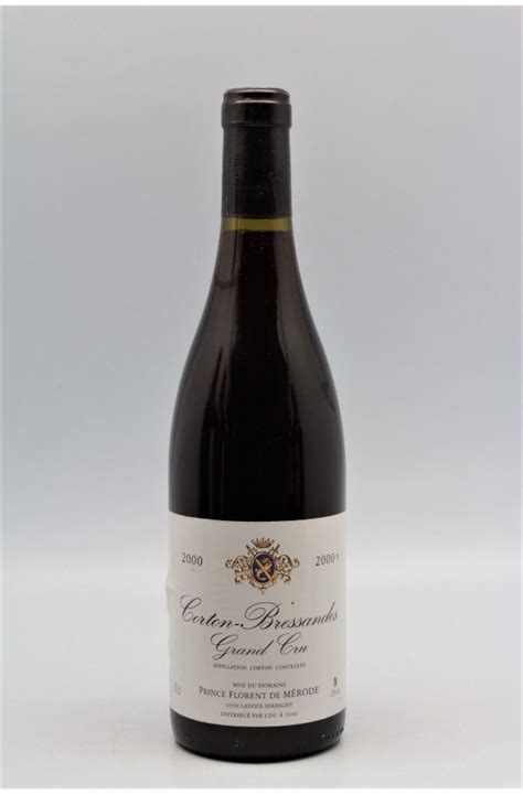 Prince Florent de Mérode Corton Bressandes 2000