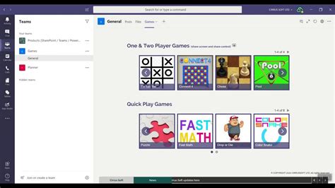 Game For Microsoft Teams Youtube