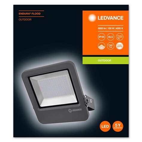 LEDVANCE Endura Flood Foco Exterior 840 DG 100W Lampara Es