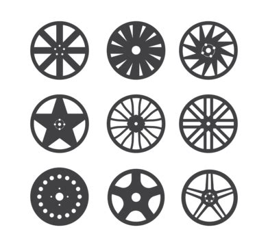 Wheel Rims Vector Art PNG Images | Free Download On Pngtree