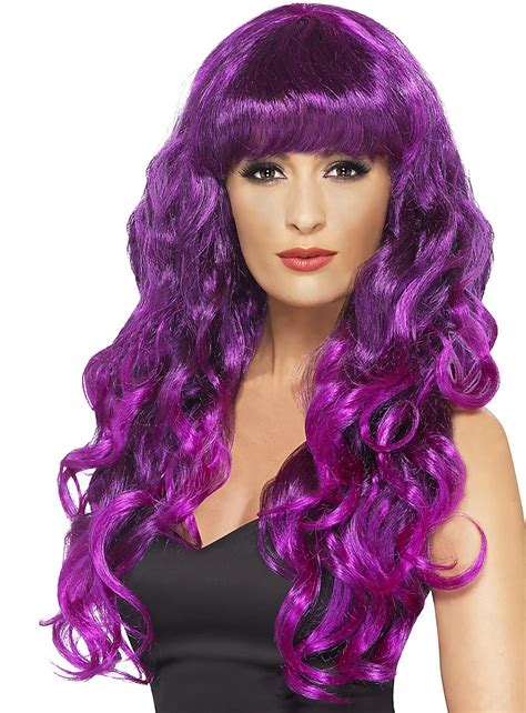 Mermaid Curly Wig Purple