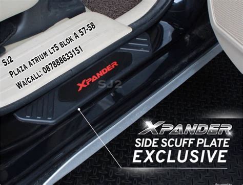 Jual Sillplate Sil Sill Plate Samping Xpander Exclusive Side Scuff