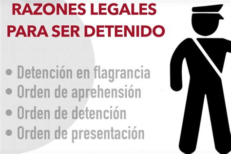 Qué hacer en caso de detención arbitraria Centro Nacional de