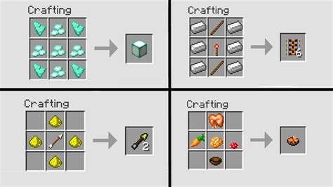 Neue Crafting Rezepte Minecraft Beliebte Gerichte Und Rezepte Foto Blog