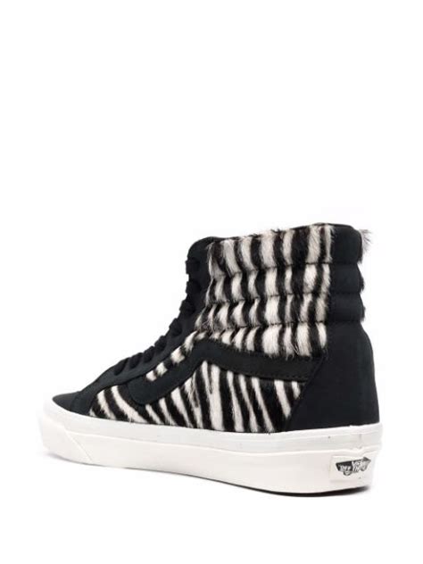 Vans Sk8 Hi 38 Zebra Print Sneakers Farfetch