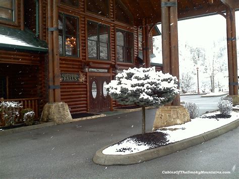 Snow at Gatlinburg Falls