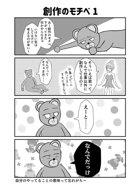 創作のモチベが下がったときにすること なかもん 脱出ゲーム制作中 さんのマンガ ツイコミ 仮