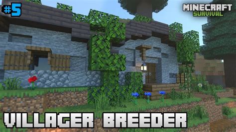 Buat Rumah Untuk Villager Berkembang Biak Mcpe Surni Indonesia Youtube