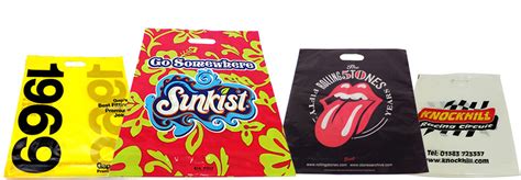 patch handle bags printed paper carrier bags