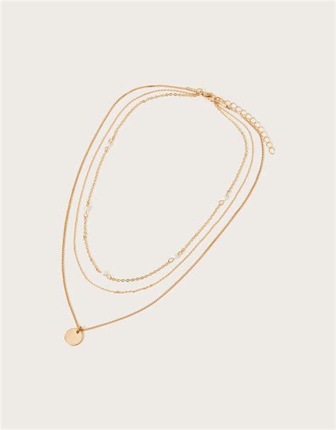 Layered Chain Necklace | Accessories | Monsoon UK.