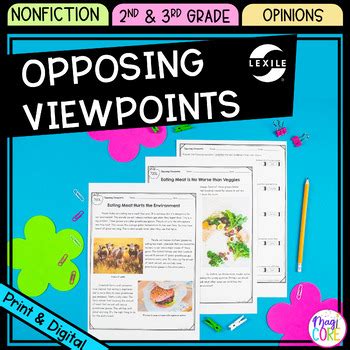 Forming Opinions 2nd 3rd Grade By Common Core Kingdom TpT