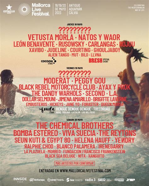 Mallorca Live Festival 2023 presenta su cartel por días y nuevas