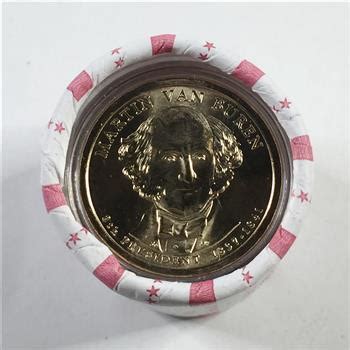 Official Unbroken Vault Roll Of Us Presidential Dollars Martin Van