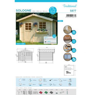 Abri De Jardin Sologne En Bois Solid Elym A