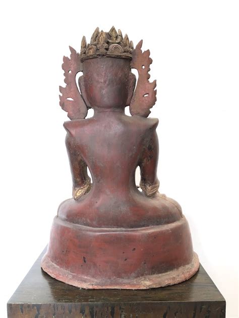 Proantic King Buddha Maravijaya Shan Province Burma 18th Century