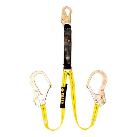 Spi Health And Safety Kosto Twin Leg Lanyard With Pack Style Energy