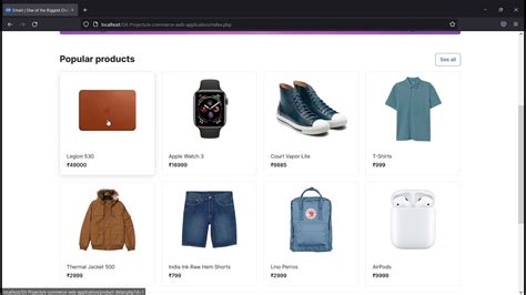 E Commerce Web Application Mini Project With Source Code Youtube