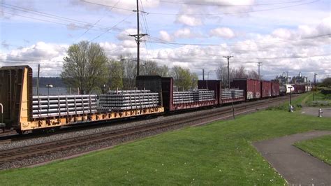 BNSF 4310 With CP UP Lead A Mixed Freight Old Town Tacoma WA W